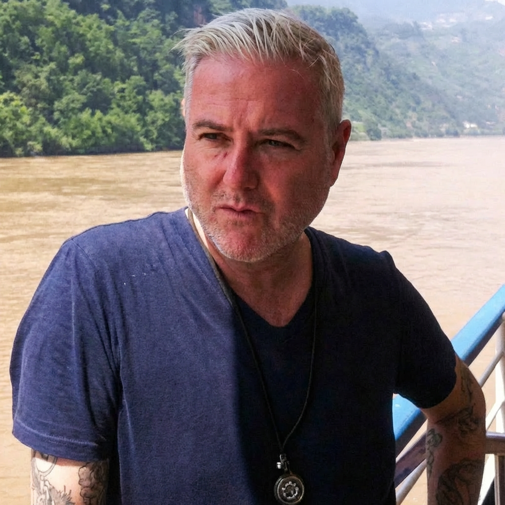 Screenshot Brian L. Jacobs pic on boat.